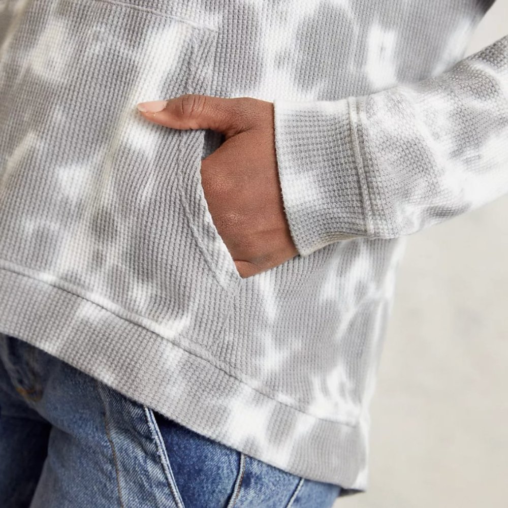 Anthropologie Tomasa Thermal Tie-Dye Pullover Top - Picture 3 of 6